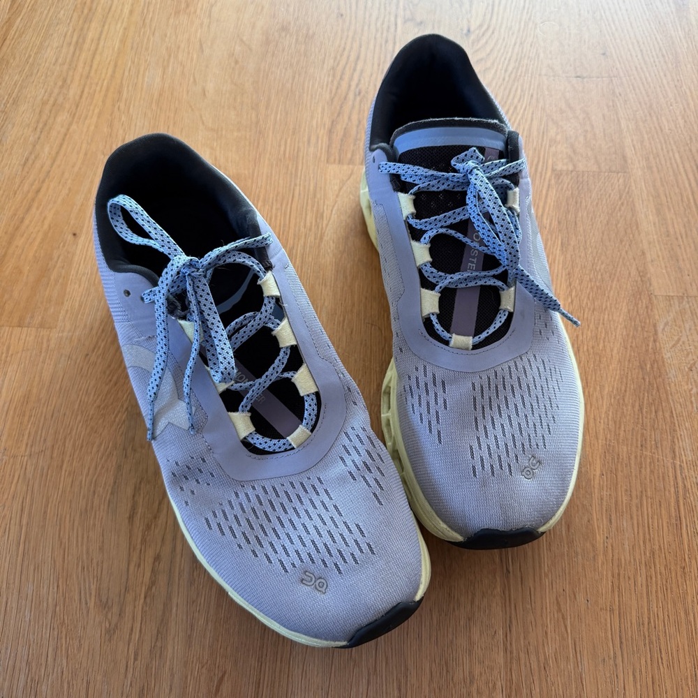 On Cloud Women's 10.5 CloudMonster Lace Up Running Sneakers Nimbus Hay - Picture 1 of 12